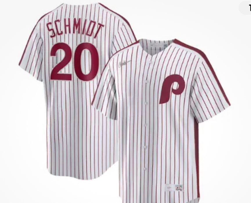 Men 2024 MLB Philadelphia Phillies  #20 Schmiot white jersey->customized nhl jersey->Custom Jersey